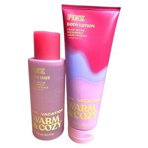 Pink Victoria Secret Warm & Cozy 2 Piece Set New‎